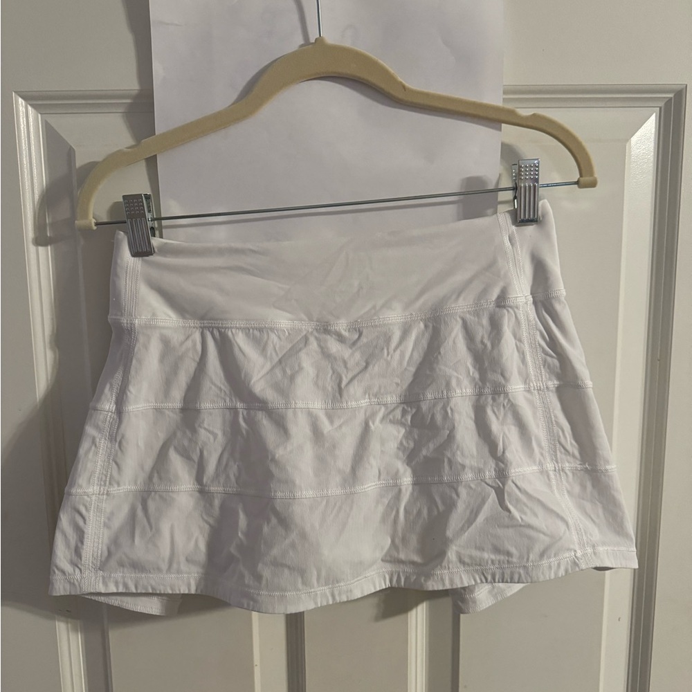 Lululemon Pace Rival Skirt, White